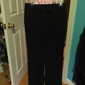 Emma James Black Pinstripe Pants